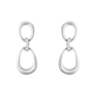 Offspring øreringe i sølv - 0,05 ct. - 