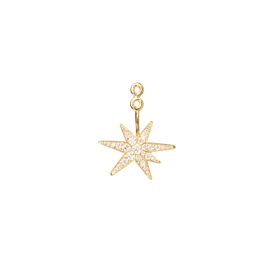 Funky Stars ørering vedhæng 0,18 ct. - Ole Lynggaard Copenhagen