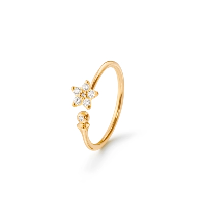 Shooting stars ring, lille 0,11 ct. - Shooting Stars