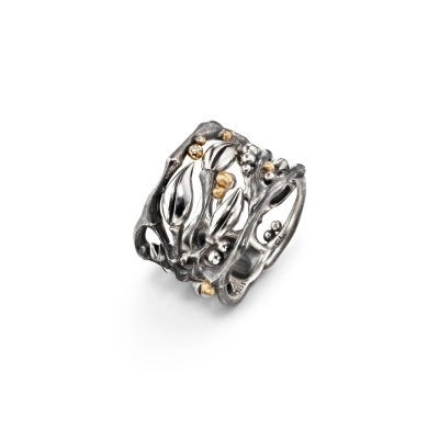 Forest ring 0,02 ct. - Silver Collections