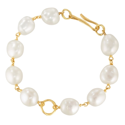 Vega armbånd loop med ferskvandsperler - Vega