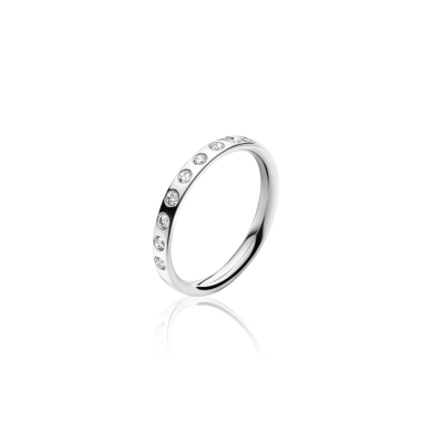 Magic ring hvidguld 0,18 ct. - Magic