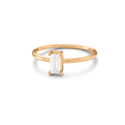 Nord White ring S turned - Nord collection