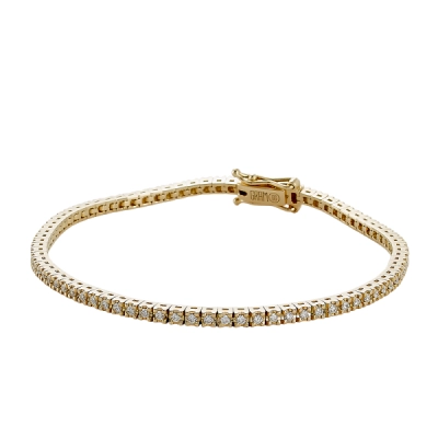 Tennisarmbånd 0,95 ct. tw/si - Tennisarmbånd