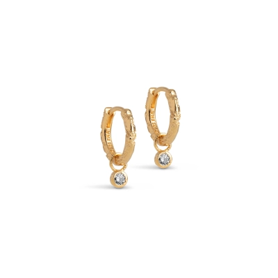 Belle hoops cz - Enamel Copenhagen