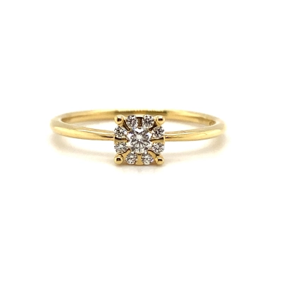 Illusion ring 0,33 ct. tw/si - 